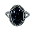 Sterling Silver Onyx Native American Ring Size 8-1/4 JX129251
